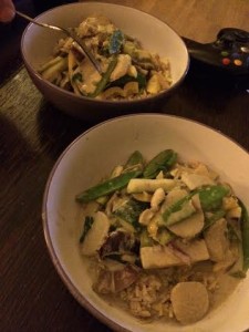 Green thai veg curry